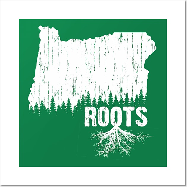 Roots - Oregon (Rustic) Wall Art by dustbrain